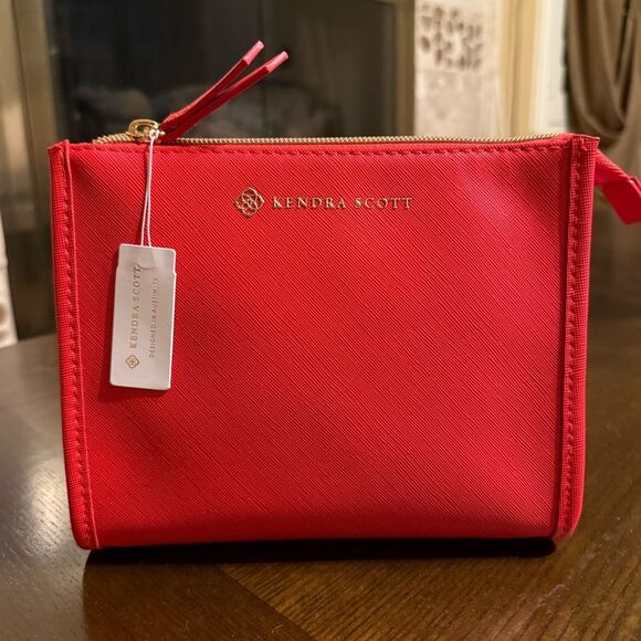 Kendra Scott Handbags - Kendra Scott Travel Pouch - red